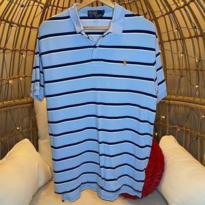 Polo by Ralph Lauren polo shirt blue stripe size L